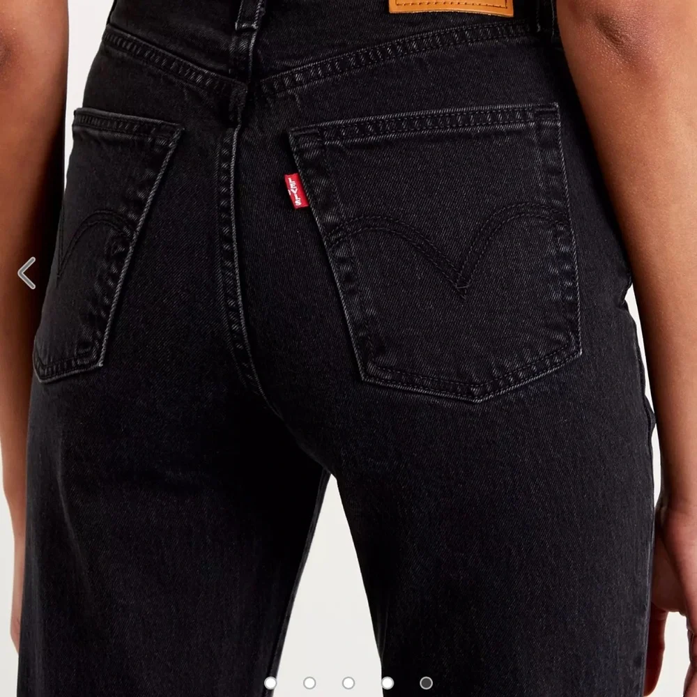 Levi's Ribcage Boot Cut Black Jeans Size 26 - Picture 5 of 11